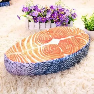 TZP030G-pillow-50cm Мягкие игрушки овощи, мягкая подушка, кольцо для ключей креативный лосось мясо подушка для объятий для обучения ребенка познавательные игрушки TZP030 - Цвет: TZP030G-pillow-50cm