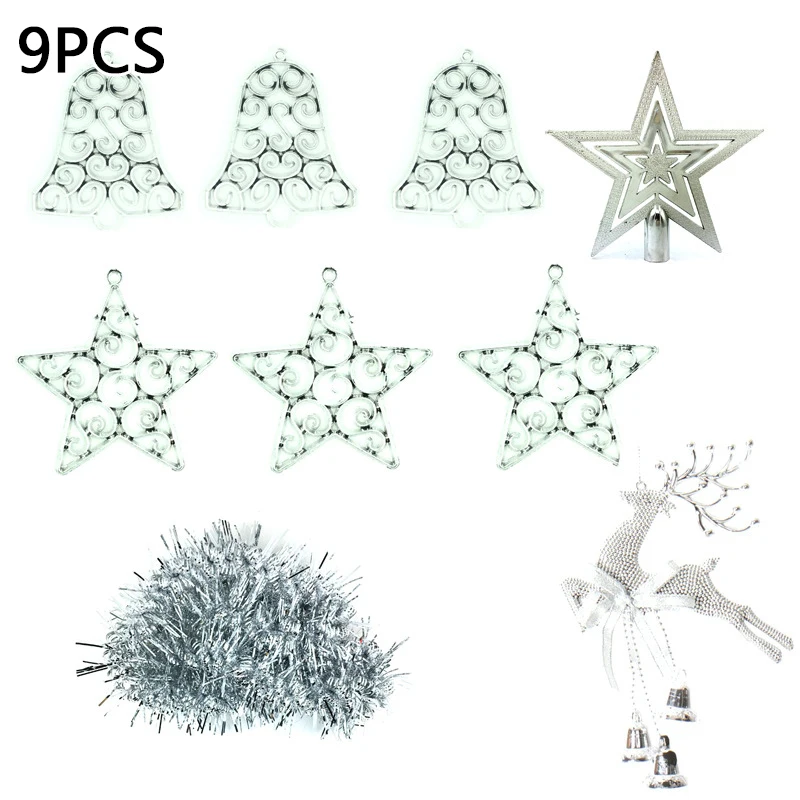 100%Brand New And High Quality 16/10/9pcs Christmas Tree Ornament Hooks Door Window Cabinet Gold/Silver/Red