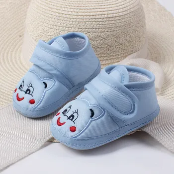 

Baby Girl Boy Soft Sole Cartoon Anti-slip Shoes Toddler Shoes Cute Anti-slip Prewalker Newborns baby Crib Shoes Footwear