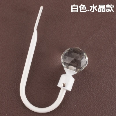 2pcs / set living room curtain stand curtain Holdback curtains Decoration Accessories Tieback leaves curtain hooks - Color: B7