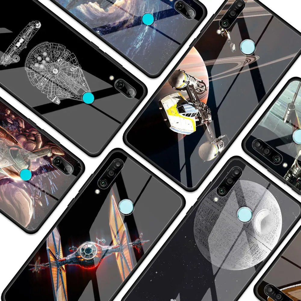 Стеклянный чехол для телефона Huawei P30 P40 Pro P20 Lite P Smart Z Y7 Y9 Y9a Y6 2019 Honor 20 8X 9X | Мобильные
