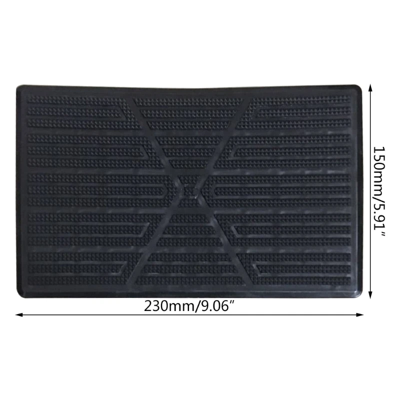 Car Accessories Car Mat Pedal Cover Heel Foot Mat Universal Floor Pad Anti-skid Pedal