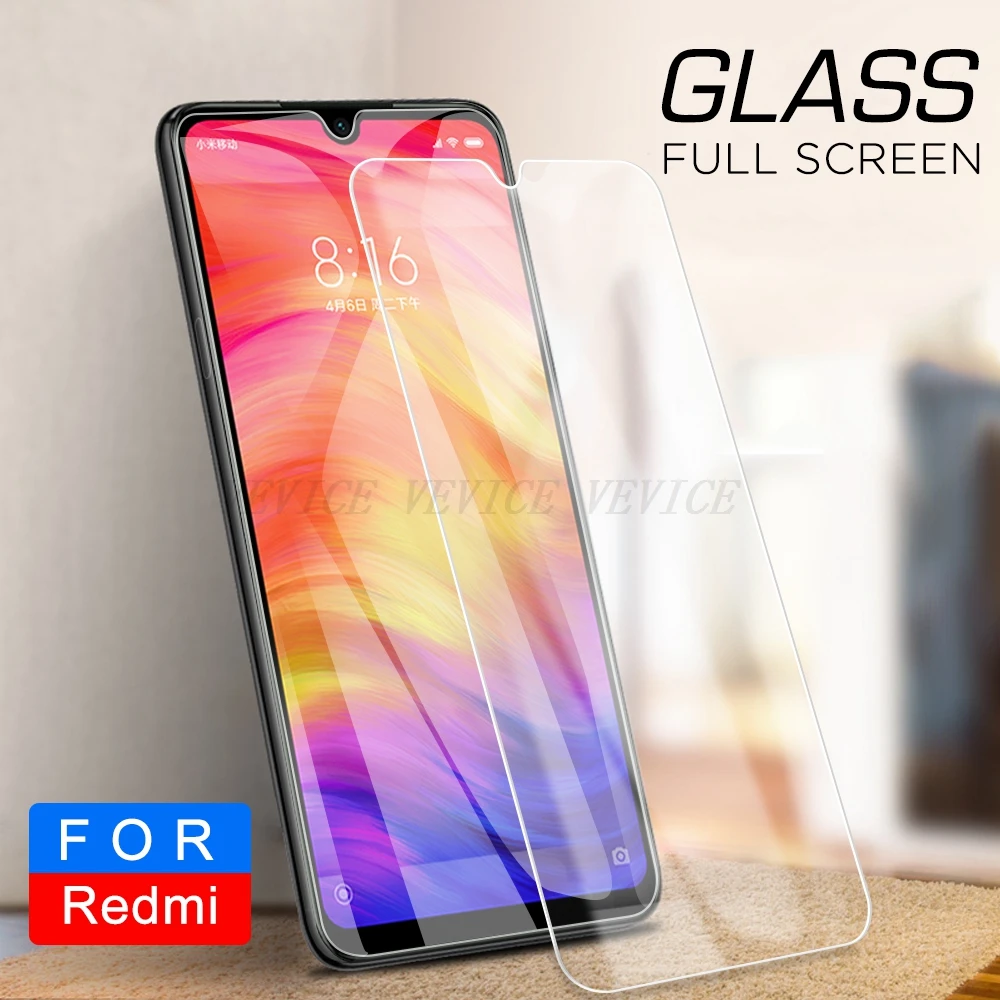 

HD Transparent Tempered Glass For Xiaomi Redmi Note 7 Glass Full Cover Screen Protector On Redmi 7 7A Note 7 Pro Toughened Glass
