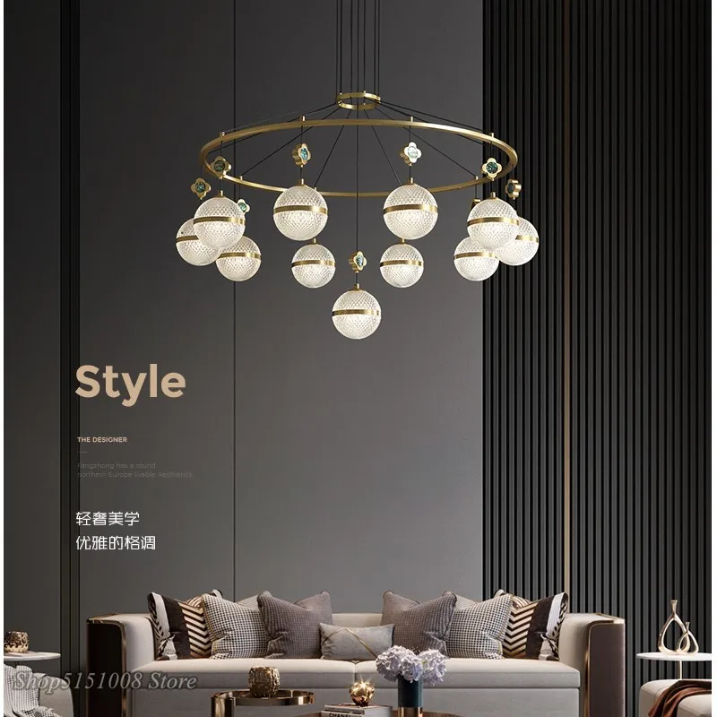 modern luxury living room light minimalist atmosphere crystal chandelier restaurant light bedroom light 2021 The New chandeliers 1