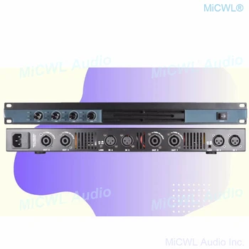 

Professional 4 Channel 5200W Digital Power Amplifier Microphone Karaoke Stage Studio Home Amp PreAmplifier MiCWL Q6400