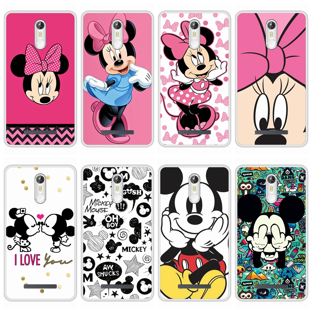 Phone Case for Leagoo M8 Pro Soft Silicone TPU Mickey Minnie Patterned Printed In Stock |