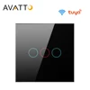 AVATTO – interrupteur WiFi Tuya, 1/2/3 gangs, avec panneau en verre, pour application Smart Life, fonctionne avec Alexa et Google Home ► Photo 1/6