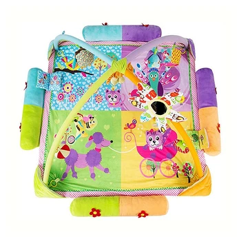 

Musical Play Rug Baby Toys Fitness Activities with Beautiful Cushion Flowers Style Rug