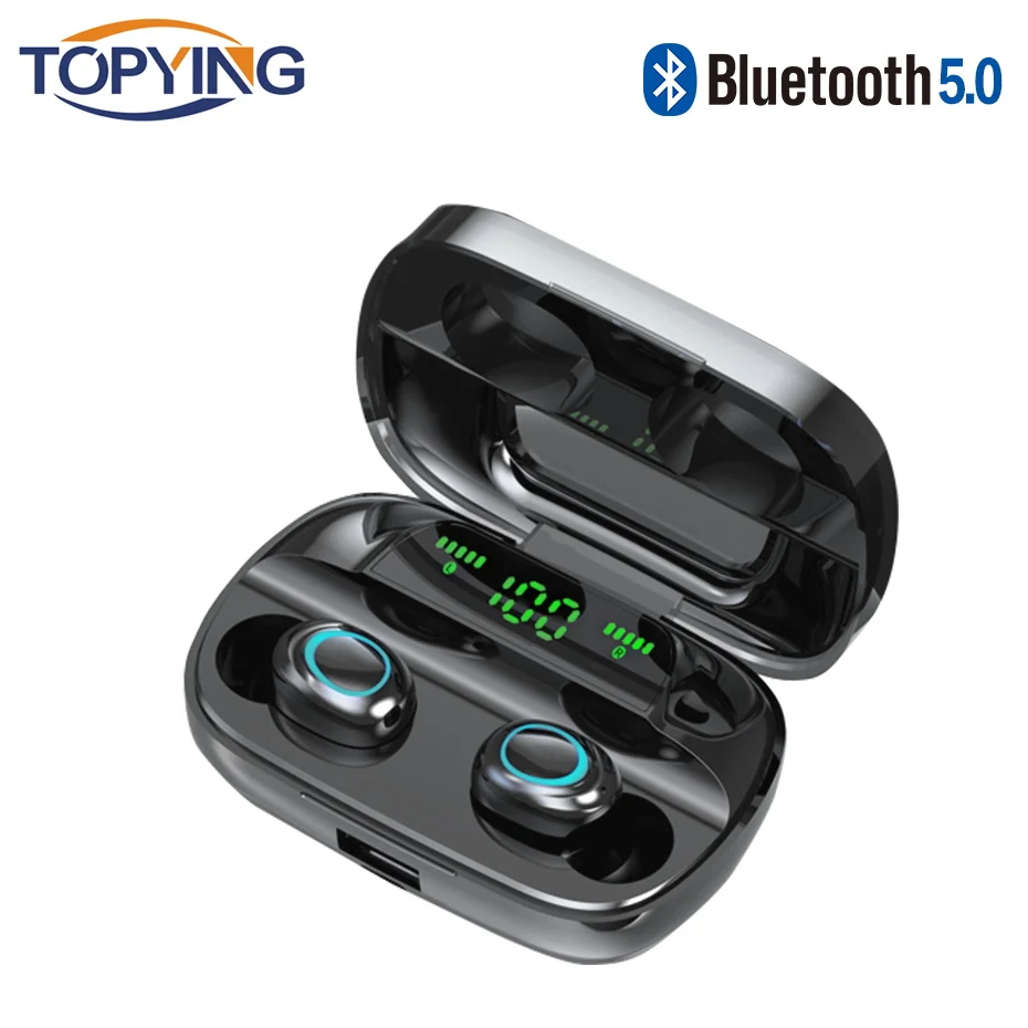 TWS Bluetooth 5 0 наушники стерео беспроводные Earbus HIFI Звук спортивные гарнитура с