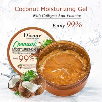 

300ml Coconut Moisturizing Gel Facial Gel Face Refresher Fade Fine Lines Shrink Pore