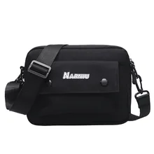 Летняя новая стильная нейлоновая Водонепроницаемая Мужская и женская сумка через плечо в стиле знаменитостей в Корейском стиле