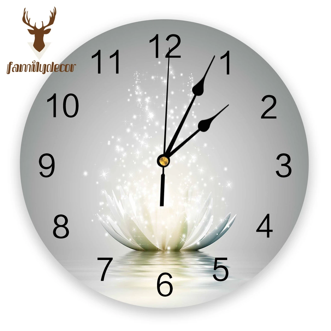 Flower Abstract Lotus Pvc Wall Clock Modern Design Home Decor Bedroom Silent Oclock Watch Wall For Living Room Wall Clocks Aliexpress Flower Abstract Lotus Pvc Wall Clock Modern Design Home Decor Bedroom Silent Oclock Watch Wall For Living Room Wall Clocks Aliexpress