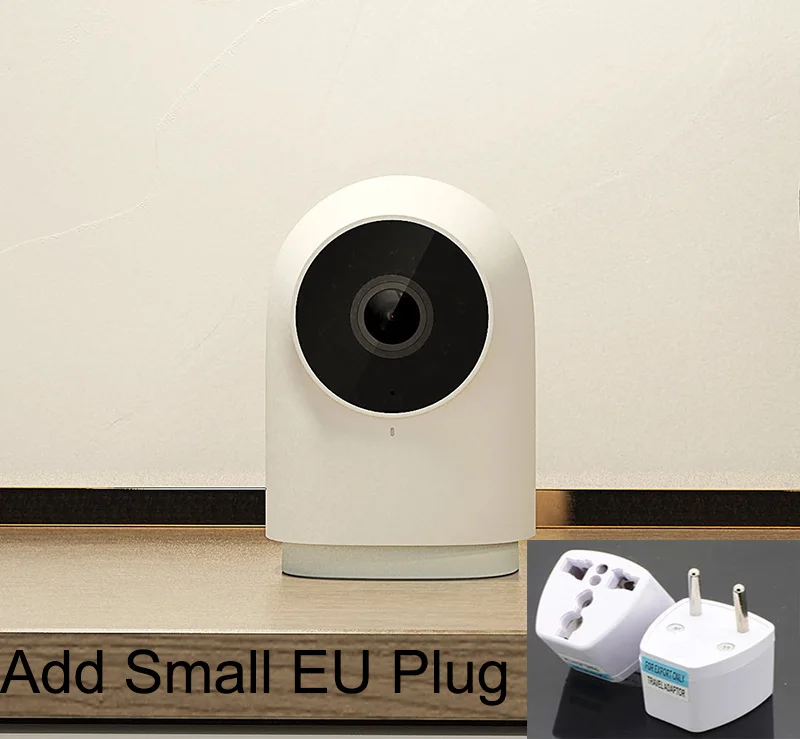 Add Small EU Plug Новейшая смарт-камера Aqara G2 1080P Gateway Edition Zigbee связь смарт-устройств IP Wifi Беспроводная облачная Домашняя безопасность - Цвет: Add Small EU Plug