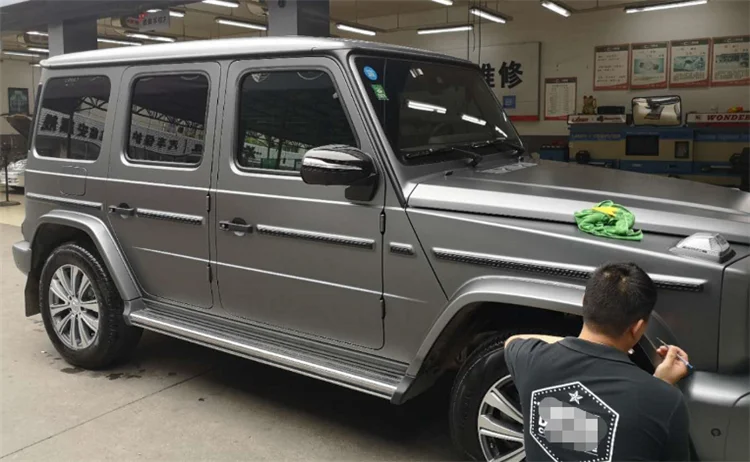 G class w464 G500 G550 G63 A стиль издание черный и углеродного волокна боковой молдинг планки комплект
