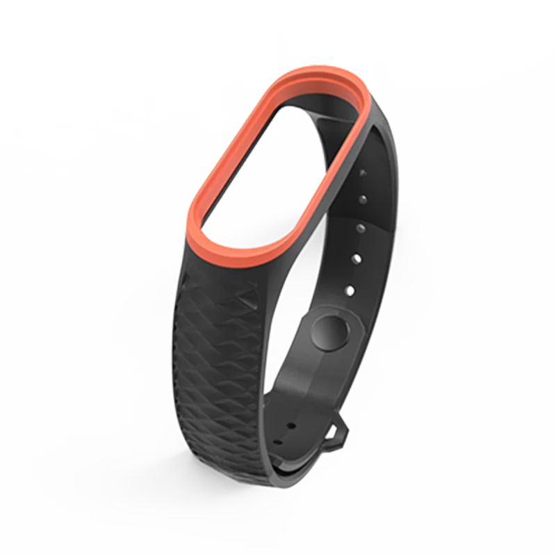 Силиконовый ремешок для браслета Mi Band 3 аксессуары Xiaomi 4 Смарт часы спортивный
