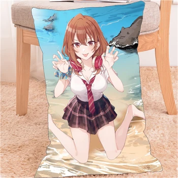 

Anime Dakimakura Pillow Case Tomodachi no Imouto ga Ore ni dake Uzai otaku Cover Home Decoration Pillowcases Printed