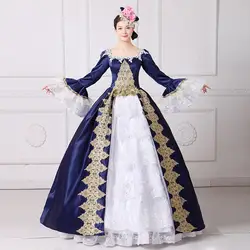 Летучая мышь вечернее платье принцессы костюм эпохи Возрождения женское платье с аппликацией вечерние лодочки дворец сценические платья