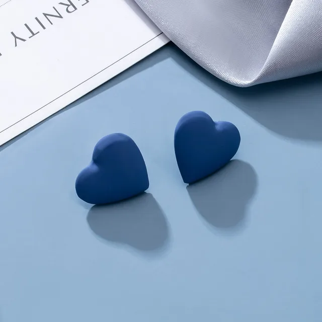 BLINLA 2021 New Korean Blue Geometric Acrylic Earrings for Women Fashion Bohemian Round Drop Earrings Party Brincos Jewelry Giuy Type 944