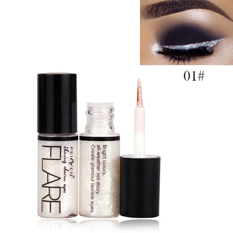 10pcs/set Glitter Liquid Eye Shadow Imagic Pigment Waterproof Smudge-Proof Long Lasting Luminous Shimmer Eyeshadow Liquid* 10pcs/set Glitter Liquid Eye Shadow Imagic Pigment Waterproof Smudge-Proof Long Lasting Luminous Shimmer Eyeshadow Liquid*