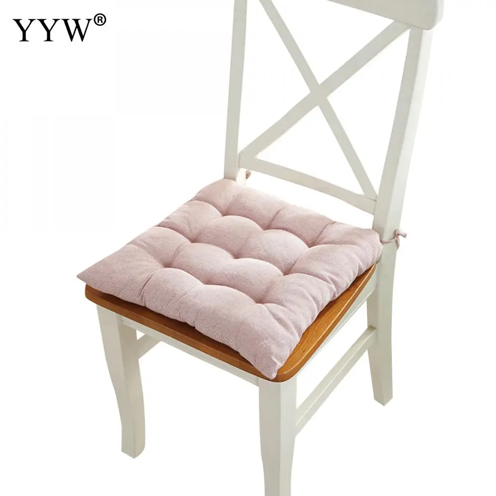 Home Decor Pillow Floor Chair Outdoor Cushion Gray Chair Cushions Mat Comfortable Polyester Coussin Soft Seat Cushion Pad Mad