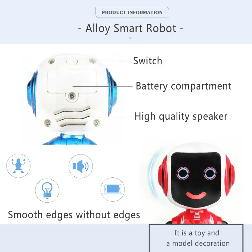 Мультяшный сплав, Электрический робот, Интеллектуальный робот, совместная энергетическая активность, раннее научное обучение детей, модель игрушки для детей Би