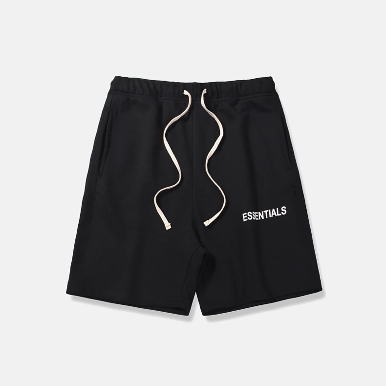 QoolXCWear шорты в стиле хип-хоп, Джастин Бибер, уличная мода, противотуманные шорты, мужские/женские шорты, черные/серые/белые M-XL