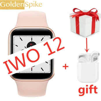 

GOLDENSPIKE IWO 12 44mm & 40mm Watch 5 ECG Heart Rate Smart Watch case for apple iPhone Android phone IWO 5 6 8 9 10 upgrade