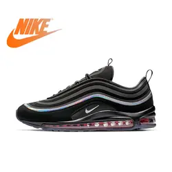 Оригинальный Nike Оригинальные кроссовки Air Max 97 LX Для мужчин без носка, беспатная Мода Спорт на открытом воздухе удобные дышащие туфли 2019