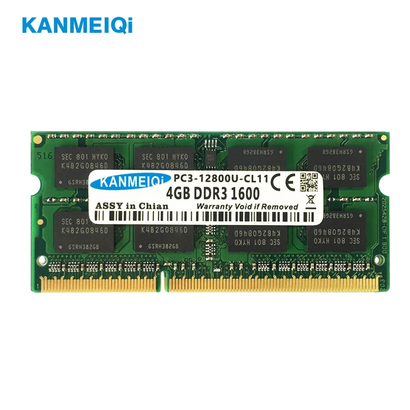 

DDR3L DDR3 4GB 8GB 1333mhz 1600Mhz SO-DIMM 1.35v 1.5v notebook ram 204pin laptop memory New KANMEIQi