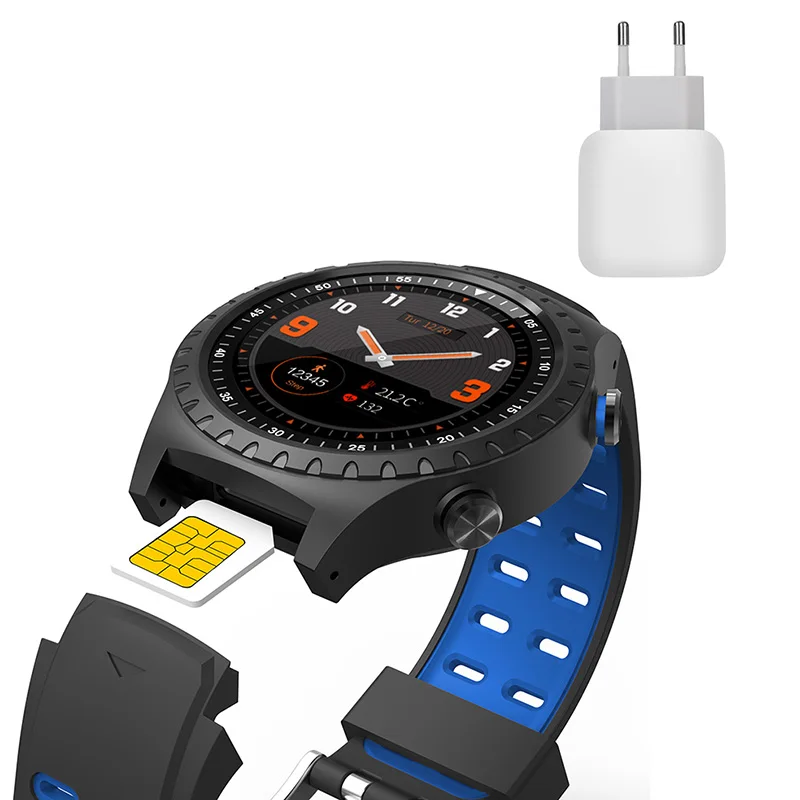 Blue Charger M1GPS Смарт часы для мужчин Android водонепроницаемый поддержка sim карты Bluetooth 4,0 монитор сна часы умный Браслет - Цвет: Blue Charger