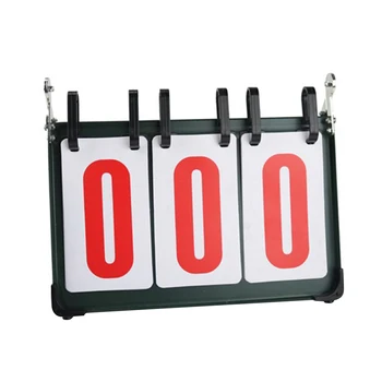 

1Pc Scoreboard Flipper Score Keeper Three Scoreboards Score Indicator For Badminton Table Tennis Liu