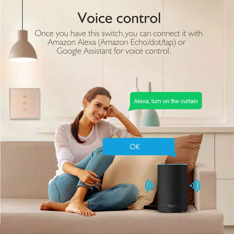 Смарт Life Tuya WiFi переключатель штор для электрических жалюзи с Alexa и Google home automation