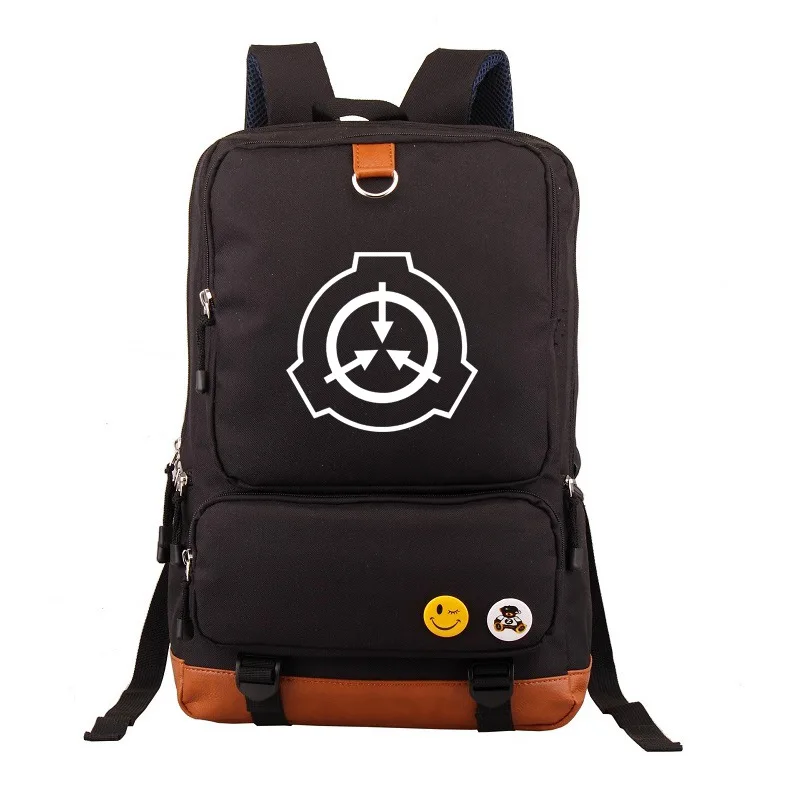 

SCP Special Containment Procedures Foundation USB Charging Backpack Bookbag Rucksack Schoolbag Travel Bag for Students 2019