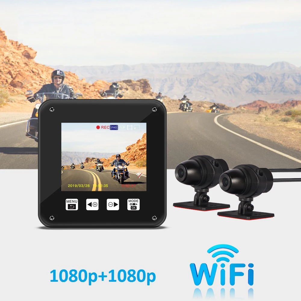 Vsystro моторегистратор A6F wifi фронфронтальная sonsony323 1080p full hd Водонепроницаемая