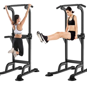 150KG Adjusable Pull Up Bar Horizontal Bars Multifunction Sport Workout Pull Up Station Power Tower Home Gym Fitness Equipment 1