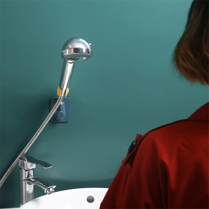 Shower Head Holder Adjustable Bathroom Wall Mounted Hand Shower Holder Brackets Bathroom Accessories for Sprayer Tool shower bracket shower rack hower rack