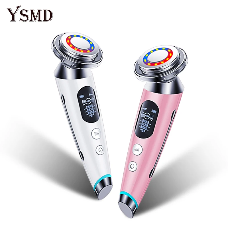 Máquina de mesoterapia para el cuidado de la piel, masajeador facial LED, eliminador de arrugas de iones, dispositivo de cuidado de la cara para Esencia de maquillaje, removedor de espinillas