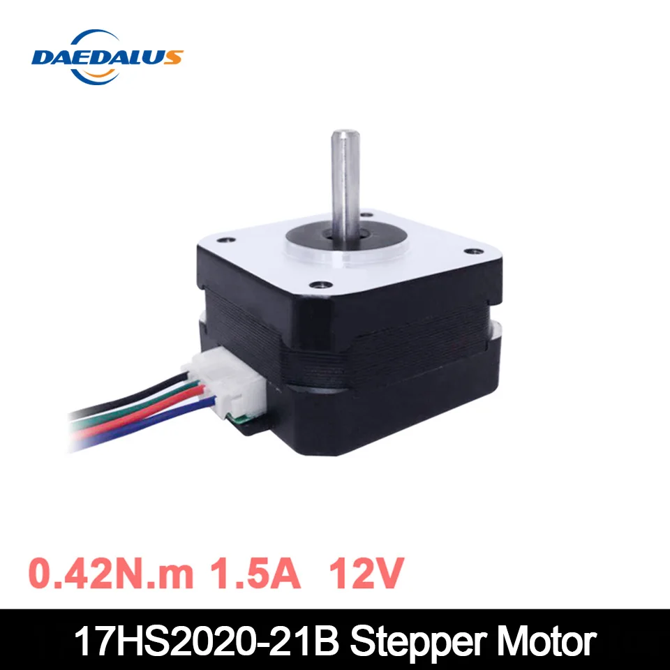 17HS2020-21B Nema17 шаговый двигатель 1 шт. 4-свинцовый Nema 17 42 Мотор 1.5A для 3D принтера и ЧПУ