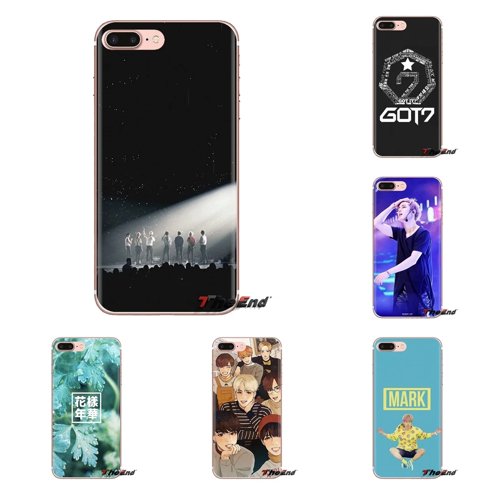 Transparent Soft Shell Covers For Samsung Galaxy J1 J2 J3 J4 J5 J6 J7 J8 Plus 2018 Prime 2015 2016 2017 GOT7 Kpop Cross |