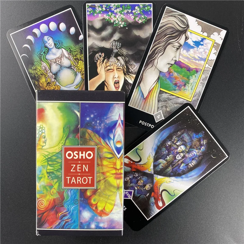 Osho-cartas de Tarot Zen, guía en PDF, versión en inglés, juego de mesa de oráculo para fiesta, adivinación, entretenimiento, fiesta, juego de mesa