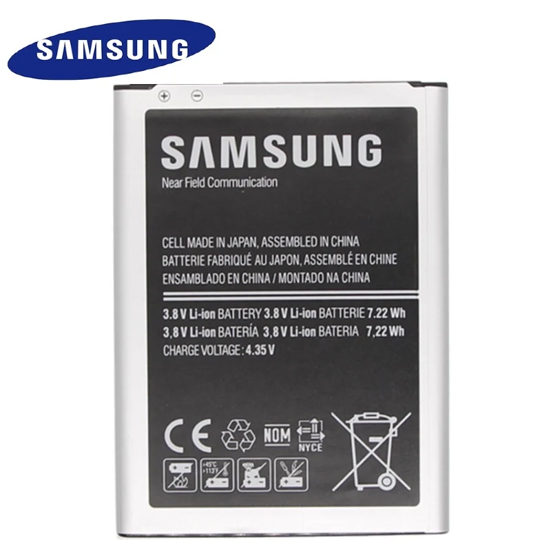 Original Battery Samsung EB-BG357BBE For Samsung Ace 4 GALAXY Ace Style LTE SM-G357FZ G357 Replacement Battery 1900mAh NFC