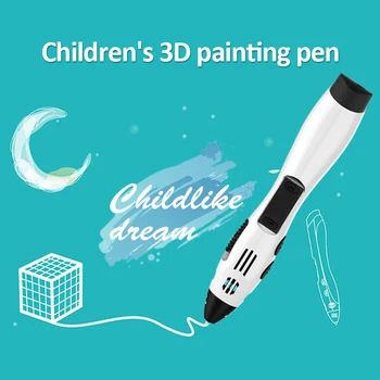 

DEWANG 3D Second Generation Low Temperature Children 3D Printing Pen DIY Crafting Doodle Graffiti Brush Arts Printer Modeling