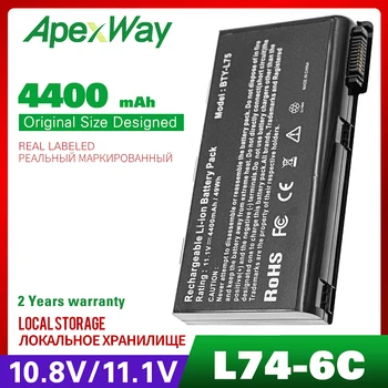 

4400mAh laptop battery For MSI BTY-L74 BTY-L75 MS-1682 91NMS17LD4SU1 91NMS17LF6SU1 957-173XXP-101 957-173XXP-102 CX600 Series