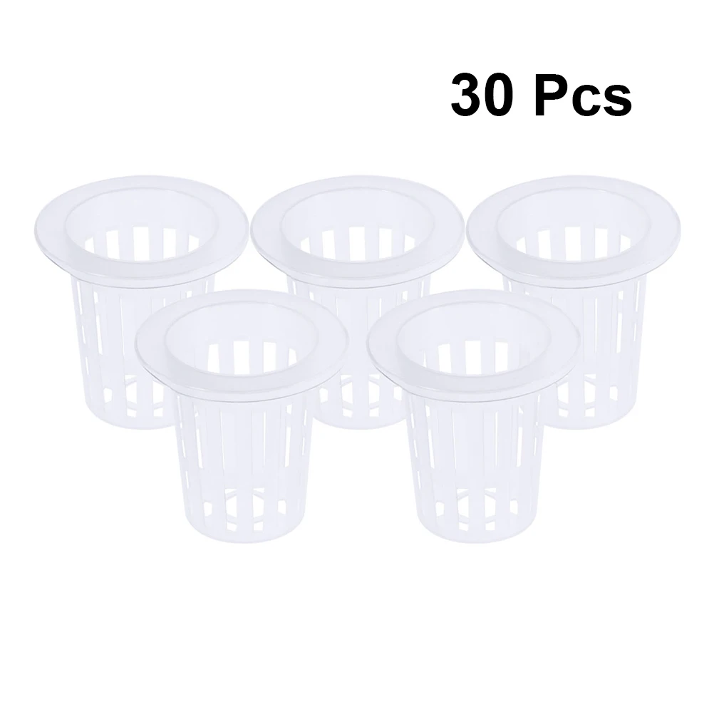 50pcs Vegetable Net Pots Practical Planting Basket Net Pots for Orchids Aquaponics