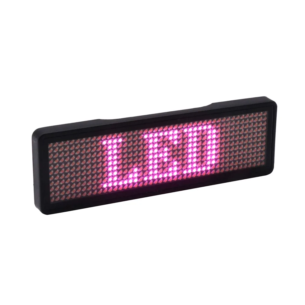 High Quality Scrolling Running Text Small Led Display Badge Led Message Sign Diy Led Business Card Led Name Tag Name Sign - Advertising Lights - AliExpress