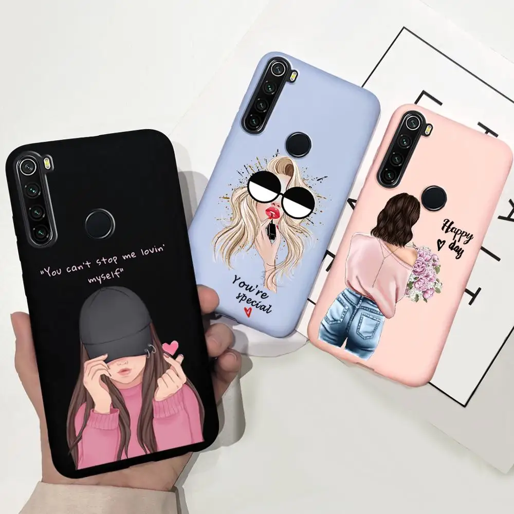 Чехол для Redmi Note 8 T Xiaomi Note8 Pro 8Pro мягкие матовые Силиконовые чехлы карамельных