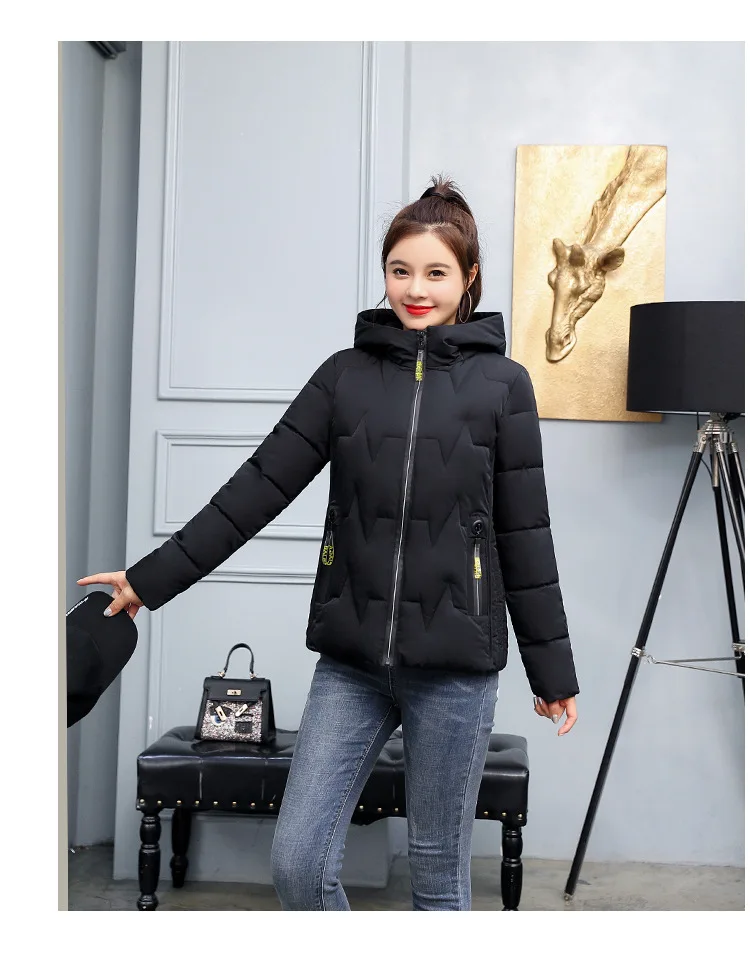 Abrigos Mujer Invierno Short Winter Jacket Women Fur Cotton Padded Jacket Female Parka Womens Jacket Winter Coat for Woman