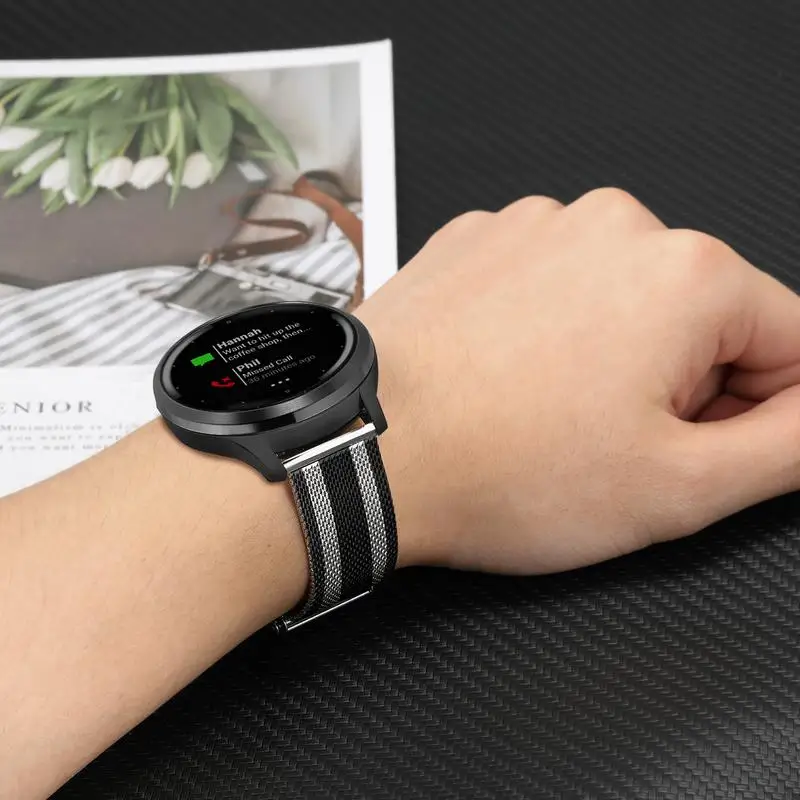 Mesh Tenun Stainless Steel Watchband 
