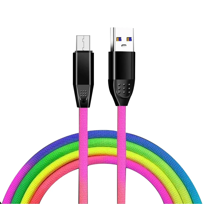 Кабель Usb type C 2A адаптер Otg Быстрая зарядка type-C зарядное устройство нейлоновый плетеный кабель для передачи данных конвертер