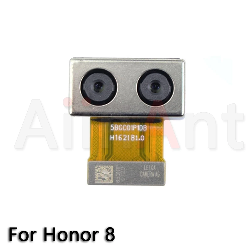 Оригинальная большая камера заднего вида с гибким кабелем для huawei Honor 6 7 7A 7X 7C 8 8X9 9i 10 20 Lite Plus основная задняя камера, запчасти для телефонов - Color: Honor 8